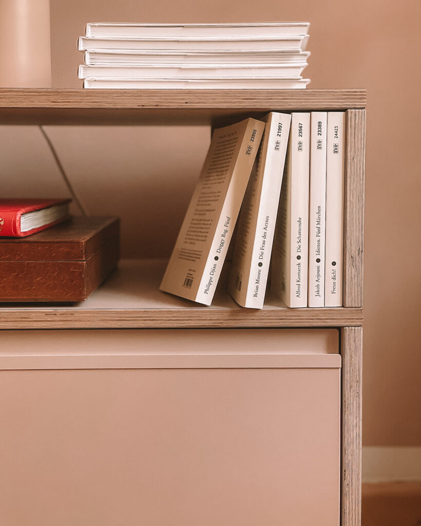 living with books in an apartment 