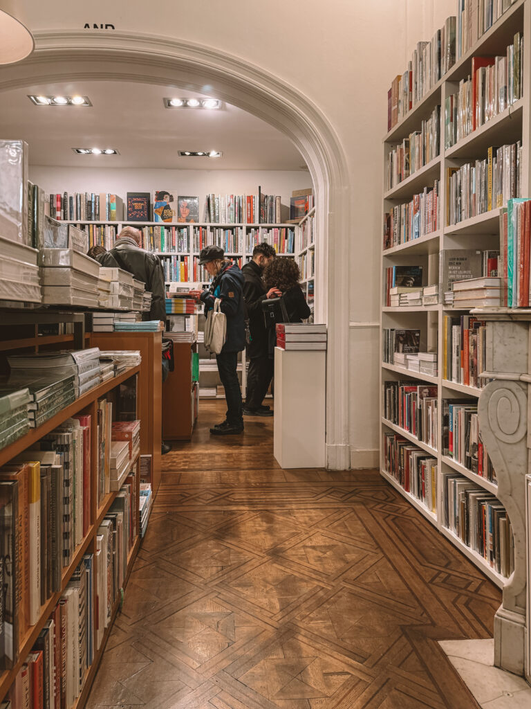 Art and design books at Copyright bookshop in Ghent