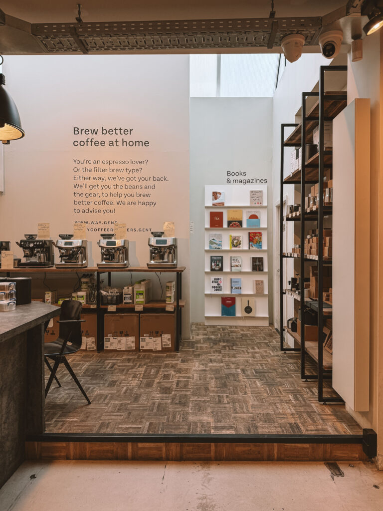 WAY Coffee roastery and café in Ghent