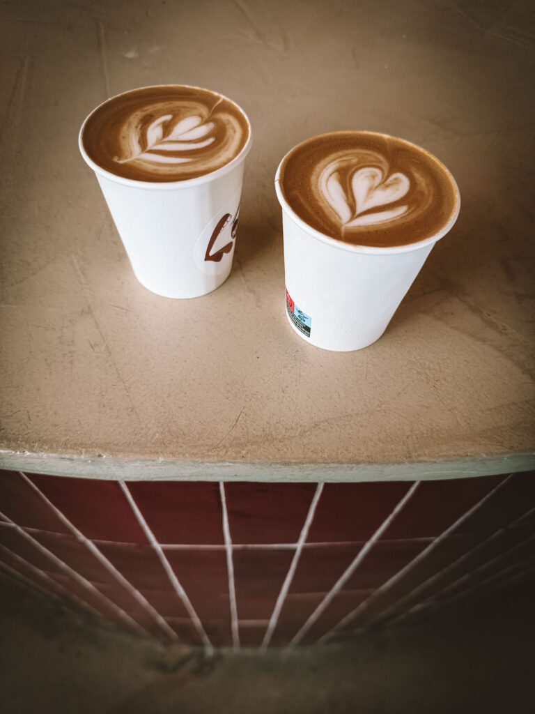 Peaberry Café in Gent mit modernem Interieur