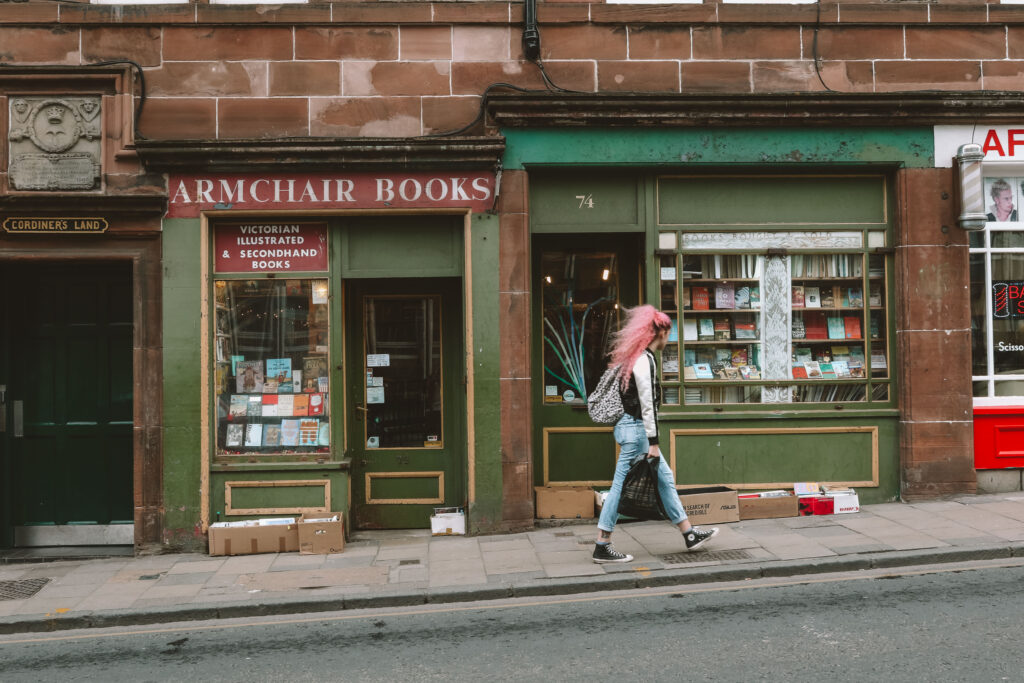 Edinburgh old town literary travel destination
