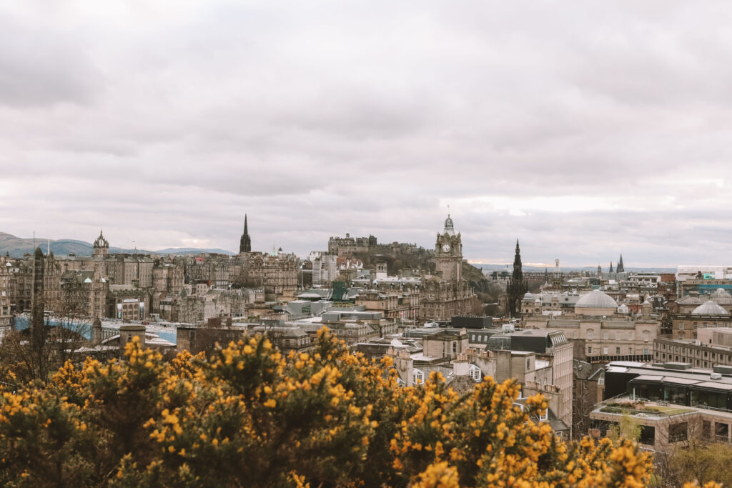 historic streets of Edinburgh literary travel destination