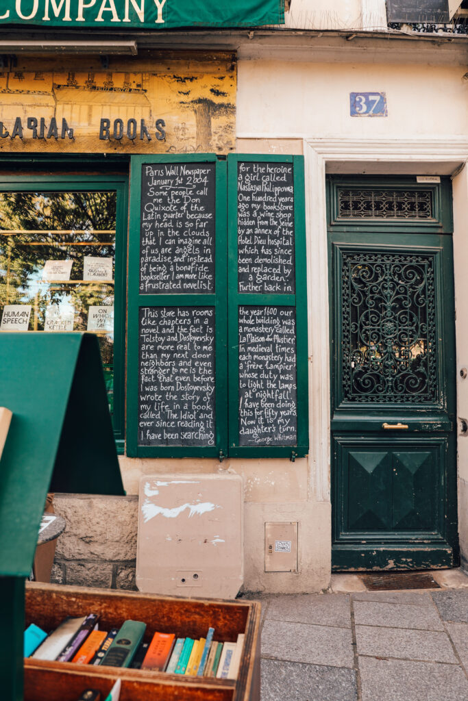 famous bookstore Paris movie
