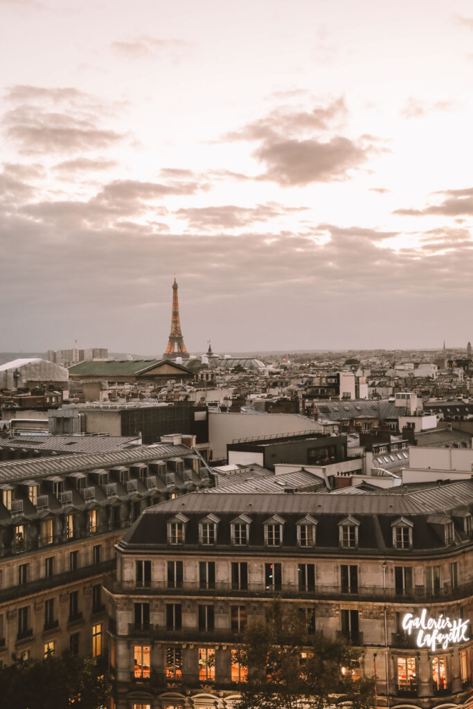 iconic Paris view Eiffel Tower