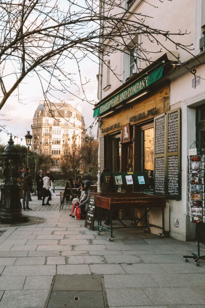 bookshops in the Latin Quarter Paris literary travel