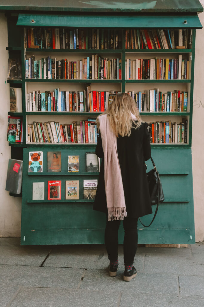 literary bookstore near Notre Dame Paris