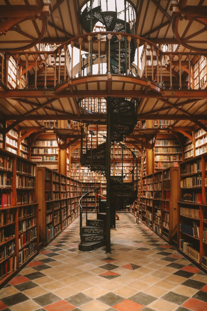 Maria Laach Abbey Library Germany monastery library interior