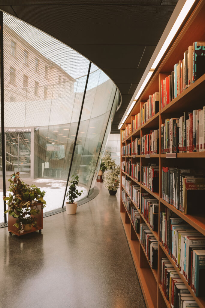 Graz library classic architecture interior detail