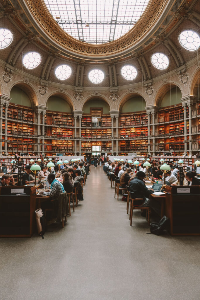 the national library of France BnF Richelieu