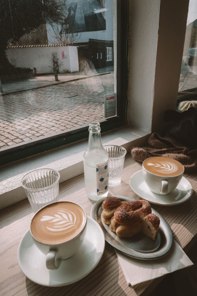 Contemporary café interior at Carter Aarhus