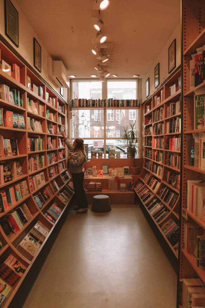 Interior of Kristian F. Møller bookstore in Aarhus