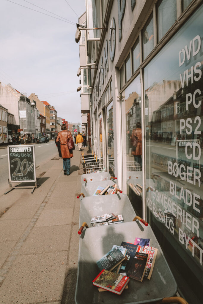 Literary browsing at Bogshoppen Aarhus