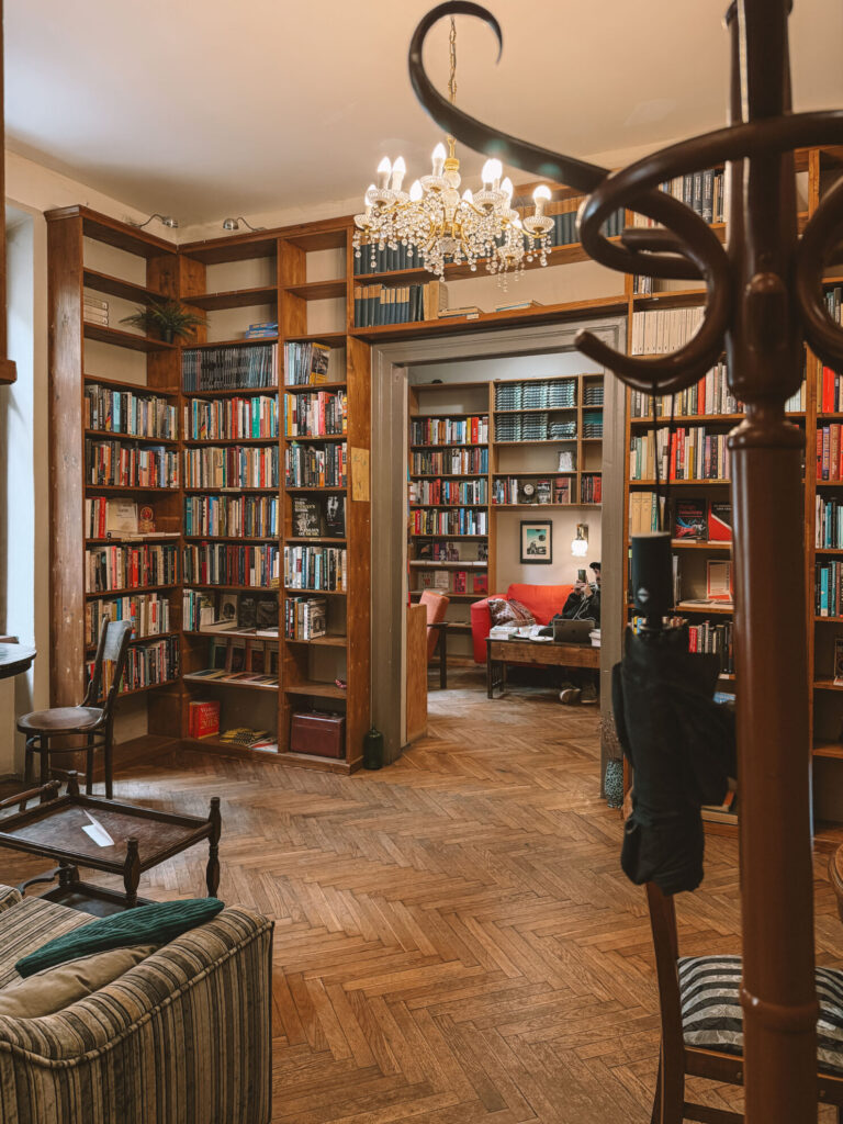 English-language books at Massolit Books & Café