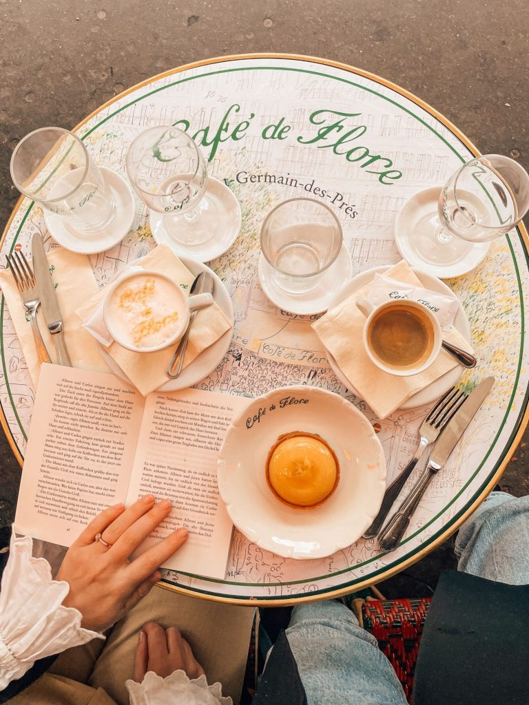 Paris café in Saint-Germain-des-Prés
