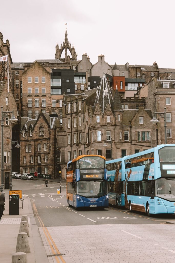 Edinburgh old town view