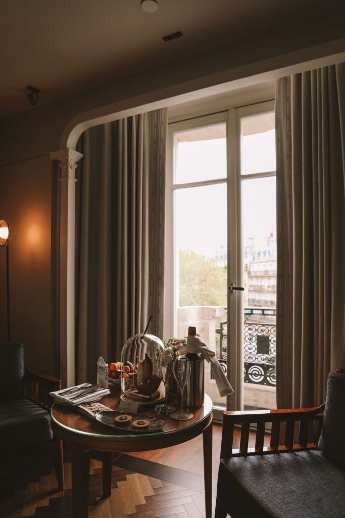 room at Hotel Lutetia in Paris
