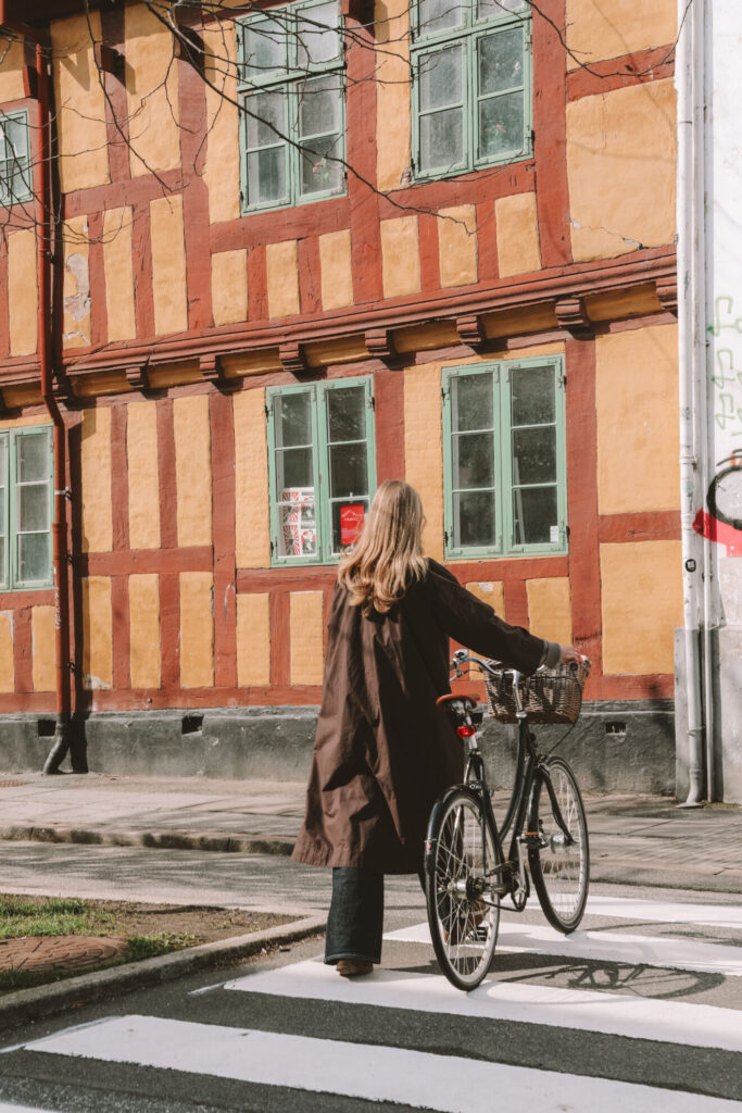 Autumn streets in central Aarhus