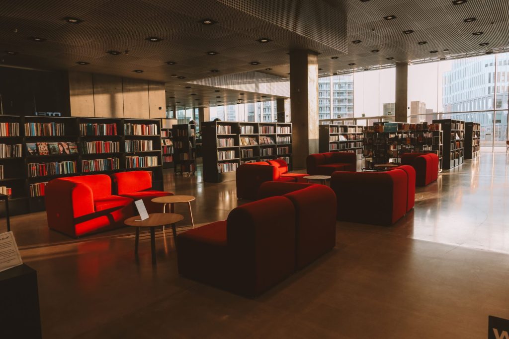Dokk1 public library on the waterfront in Aarhus