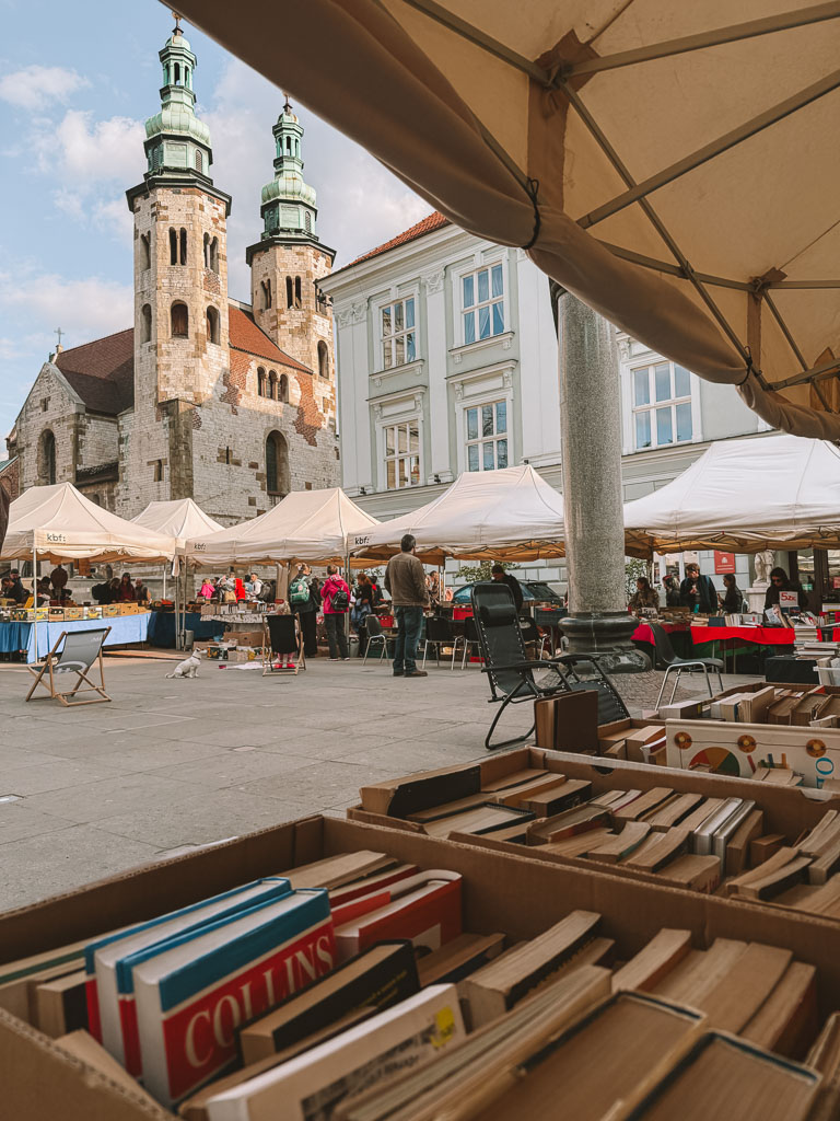 Kraków Old Town on a literary weekend