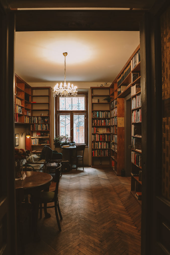 Massolit Books and Café in Kraków